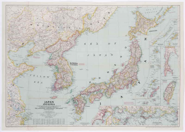 『JAPAN AND KOREA』 _ 1945. 12.